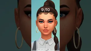 rating high school years hairs | #thesims4 #gaming #sims #sims4 #cc #shortvideo #shorts