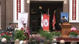 Maj. Gen. Robert Harris speaks at Cumberland University