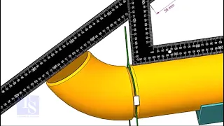 FIT UP AND INSPECTION OF ELBOWS OF ANY DEGREE, WITH  TWO RIGHT ANGLES  TUTORIAL