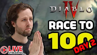 (HC Solo) Diablo 4│Race To 100│Big Bad Barbarian│Day 2