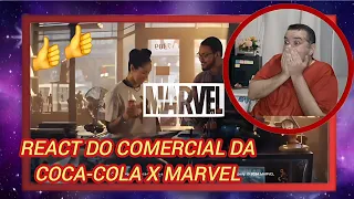 REACT DO COMERCIAL DA COCA-COLA X MARVEL: HEROES #heroes #cocacola #react