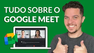 GOOGLE MEET para INICIANTES - Como criar videochamada, visualizar mosaico, compartilhar tela e mais