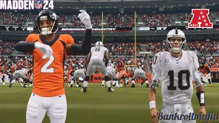 Madden 24 Denver Broncos Franchise Ep2/Szn1: Josh Jacobs welcomes new HC Bankroll to the league!