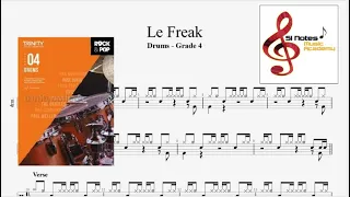 Le Freak - Chic - Trinity Rock & Pop Drums - Grade 4