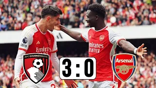 Arsenal vs Bournemouth (3-0) HIGHLOGHTS & GOALS | Premier League 2024