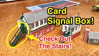 A Tiny Card Signal Box Kit (N Gauge)