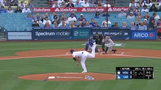 Max Scherzer Strikes Out Altuve For His First Strikeout As A Dodger | Dodgers vs. Astros (8/4/21)