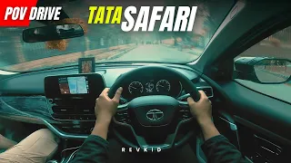 TATA SAFARI POV Drive | Tata Safari Review 2024 | ASMR | Tata Safari 2022 | Revkid