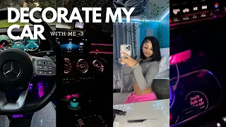 Decorate My Car With Me || Car Decor Haul, Emergency kit, Getting my windows tinted, etc.