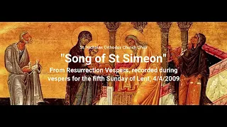 "Song of St. Simeon"