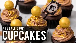 NYE Ball Drop Cupcakes