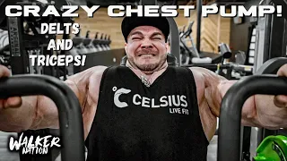 Nick Walker | CRAZY CHEST PUMP! | PLUS DELTS AND TRICEPS! | ROAD TO OLYMPIA 2022!