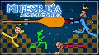 *MI PEOR DIA* EN STICK FIGHT Y APARECE MATHEO!