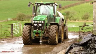 Plenty of Action with Winter Work!   Slurry-spreading, Silage Loading etc.