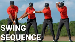 Tiger Woods Driver Swing Sequence - Slow Motion