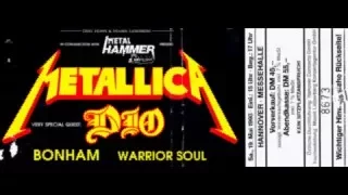 Metallica Live Hannover Messehalle 1990 - 05 - 19