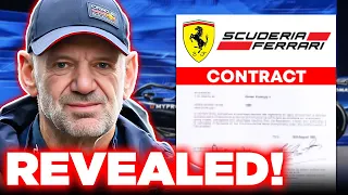 NEVER SEEN BEFORE: Ferrari's SHOCKING NEW DEAL with Adrian Newey Just Got LEAKED!