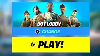 Így Játssz BOTOK ELLEN! (Fortnite Chapter 4 Season 4 Bot Lobby)