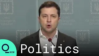 Ukraine's Zelenskiy Urges Citizens to Take Up Arms as Russia Invades