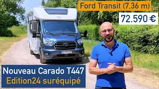 Nouveau profilé Carado T447 Edition24 : encore un cran au dessus sur Ford suréquipé !