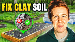 HOW TO FIX CLAY SOIL FOR A VEGETABLE GARDEN? A SOIL SCIENTISTS TRICK & TIPS | Gardening in Canada