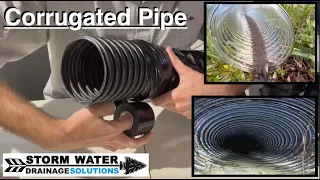 Corrugated Drainage Pipe - Big Box Store Pipe - Best Way to Install