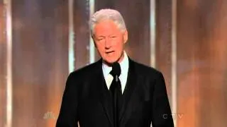 Bill Clinton presents ''Lincoln'' - Golden Globes 2013