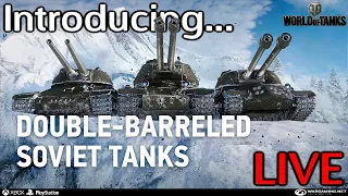 Playing the NEW Soviet Double-Barreled Tanks!!