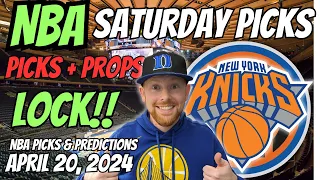 HUGE NBA LOCK!! NBA Picks Today 4/20/2024 | Free NBA Picks, Predictions & Sports Betting Advice