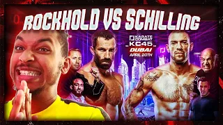 Luke Rockhold vs Joe Schilling KNOCKOUT!! | LIVE REACTION to Karate Combat 45