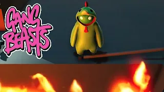 GANG BEASTS - Hot Wings [Melee] - Xbox One Gameplay