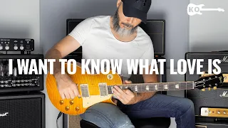 Foreigner - I Want to Know What Love Is - Guitar Cover by Kfir Ochaion - Gibson Custom Murphy Lab