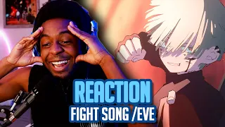 HE DON'T MISS | Eve - "FIGHT SONG" MV (Chainsaw Man ED 12) - REACTION