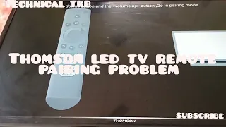 How to solve Thomson/Kodak led tv remote pairing problem/#technical #ledtv