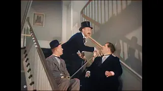 laurel and hardy - there's going to be a fight(1938) - colorized