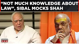 "Lacks Legal Knowledge", Sibal Mocks Amit Shah Over Kejriwal's Interim Bail | Congress Vs BJP | News