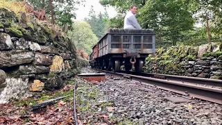 Gravity Train Ffestiniog Railway 7 Oct 2023