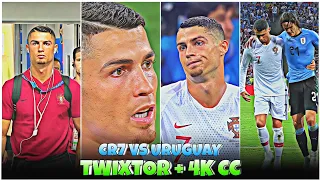 Cristiano Ronaldo Vs Uruguay - Best 4k Clips + CC High Quality For Editing🤙💥 #part25