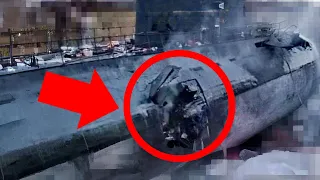 Russia Uses Strange Armor to Protect Warships - Caught on Camera