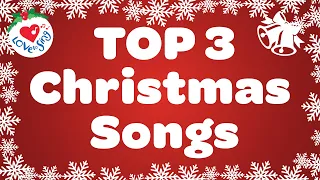 Top 3 Christmas Songs with Lyrics 🎄 Merry Christmas Songs