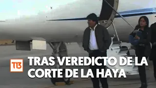 Evo Morales vuelve enojado a Bolivia