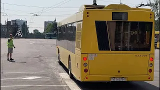 Так ездят только профессионалы! Конкурс мастерства среди водителей автобусов прошел в Минске