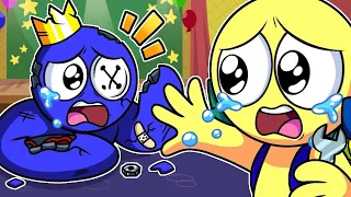 BLU STA PER MORIRE??  [Rainbow friends]