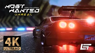 Need For Speed Most Wanted - Unreal Mod 2022 | Skyline GT-R V-Spec (R34) Cinematic (4K)