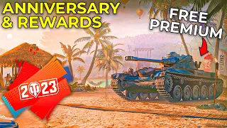 Free Premium, Bond Equipment and More in World of Tanks Anniversary 2023