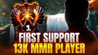 FIRST 13k MMR SUPPORT PLAYER IN DOTA 2 HISTORY