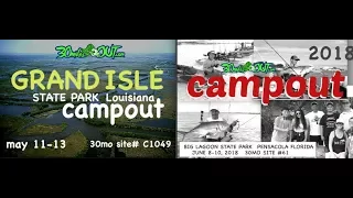 30milesOut 2018 CAMPOUTS - Grand Isle Louisiana - Pensacola Florida