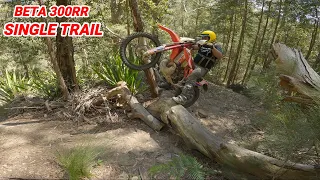 Enduro Beta 300rr Hard Single Trail Ride With KTM 350exc-f