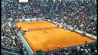 Federer - Coric match point Rome 2019