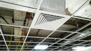 Mechanical Engineering, Air Handling Unit,AHU: Ducting and Diffuser Work
